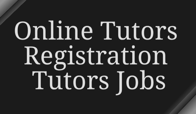 Online Tutors Registration